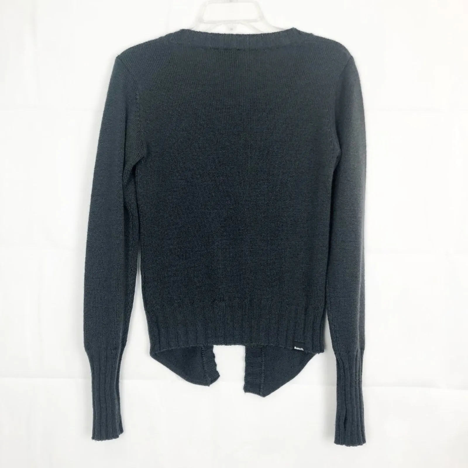 Bench Wool Blend Mock Layer Workwear Office Career Womens Cardigan Sweater Small - Image 6