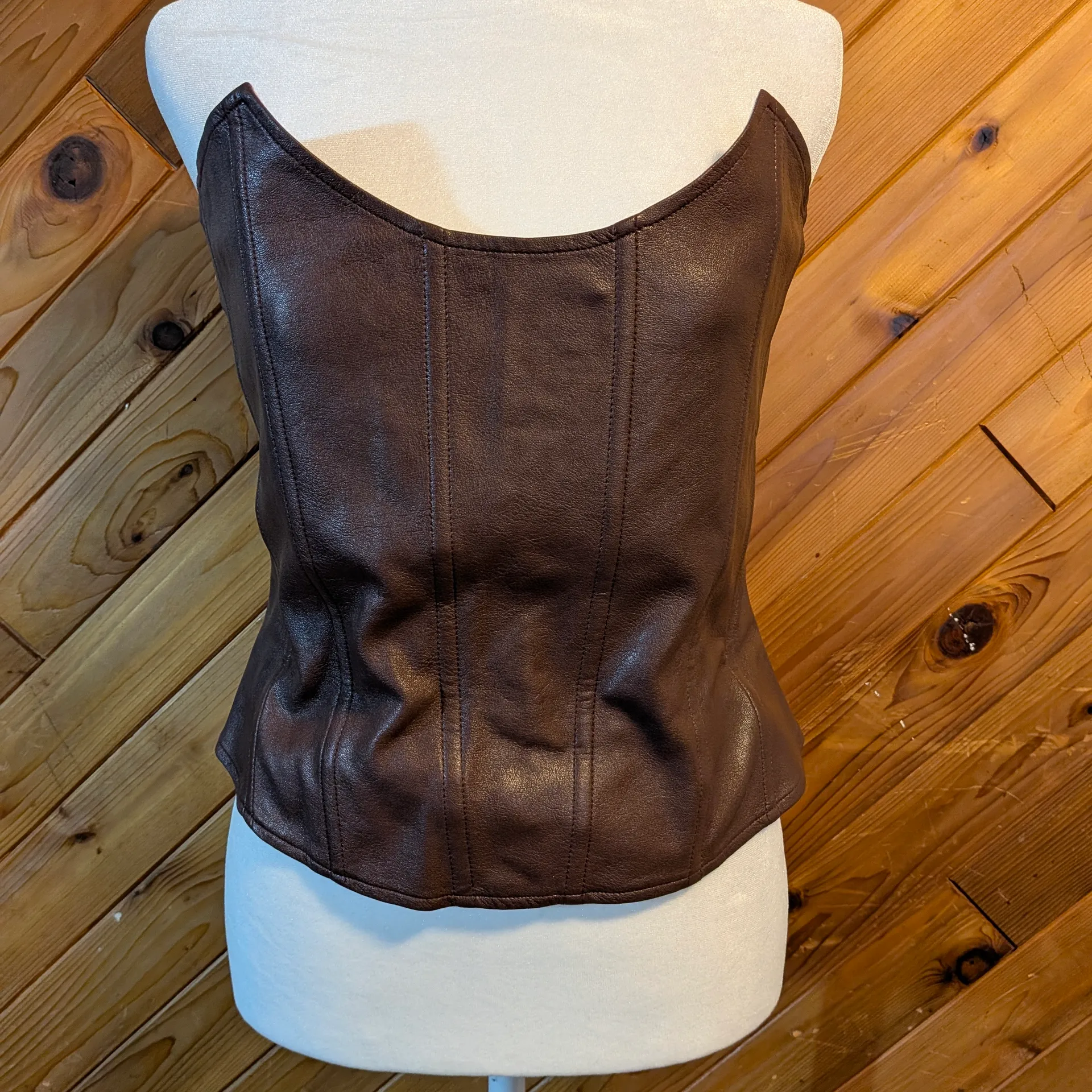 Miaou Dark Brown Leia Corset Size Medium - Image 3