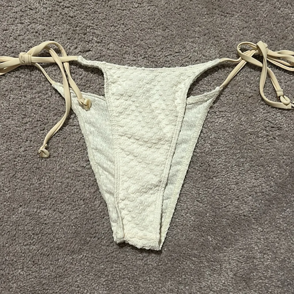 SheIn White  bikini size small tube top - Image 2