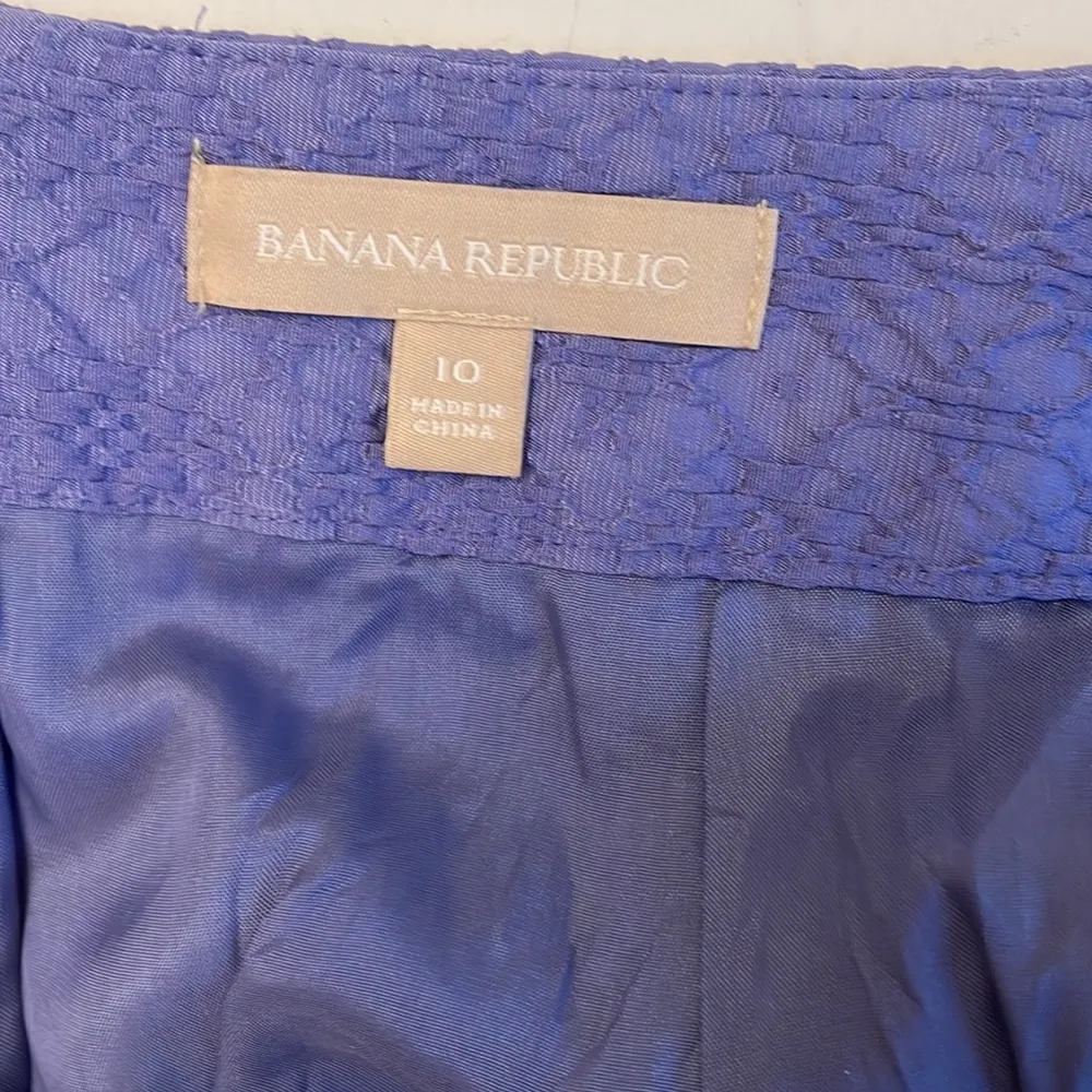 Banana Republic Violet Textured Skirt Size 10 - Image 7