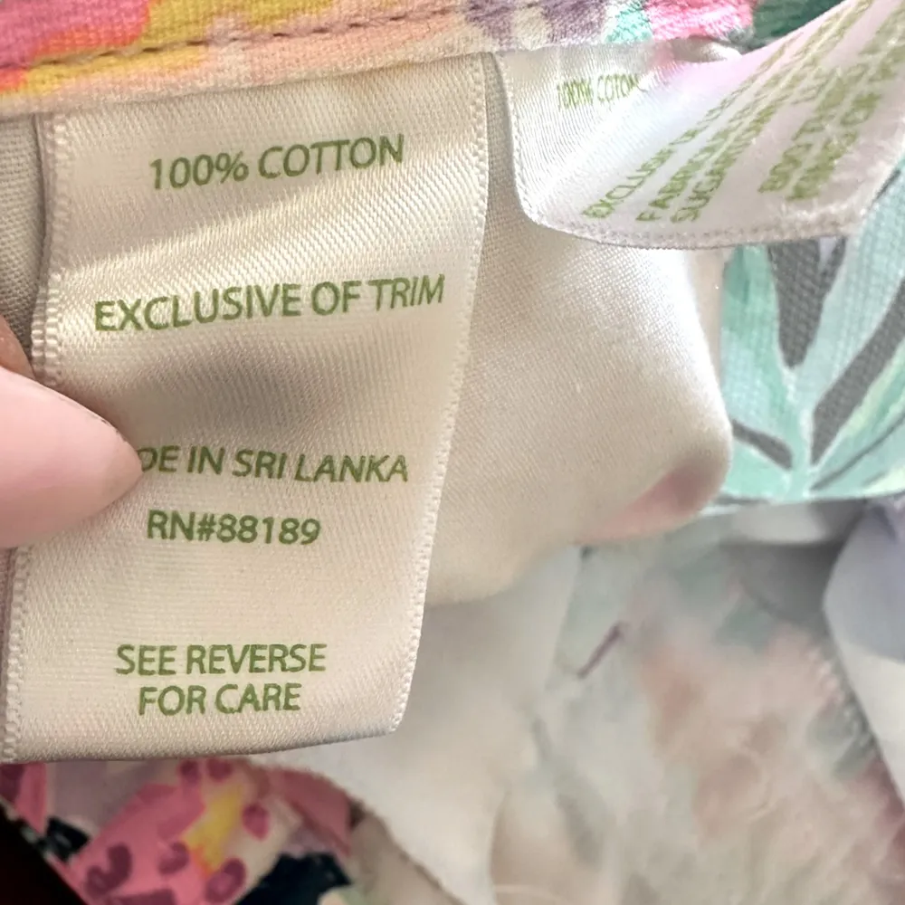 LILLY PULITZER MAGNOLIA SCALLOP HEM  MULTI SLAT HOUSE SOIREE PINK BLUE SHORTS 8 - Image 5