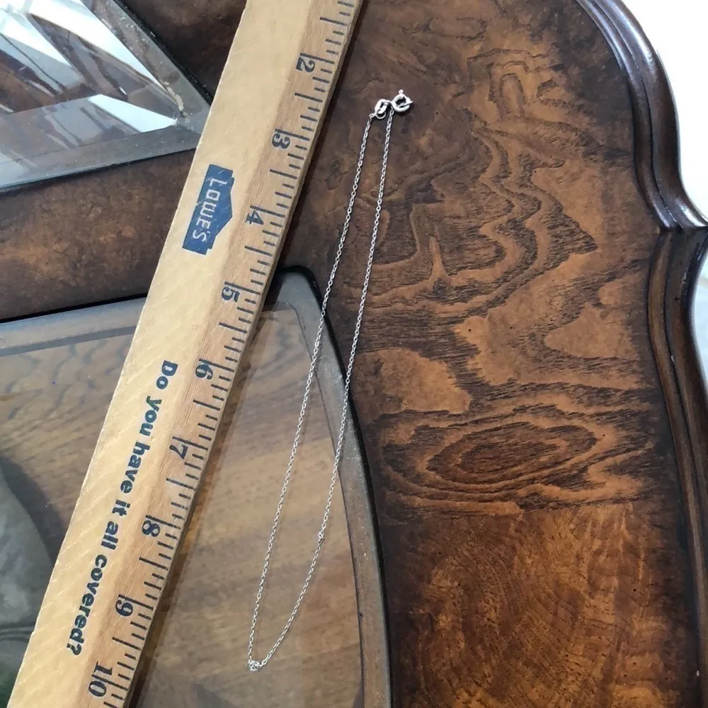 Vintage 925 Italy Chain Necklace Does have some detangles - Image 3