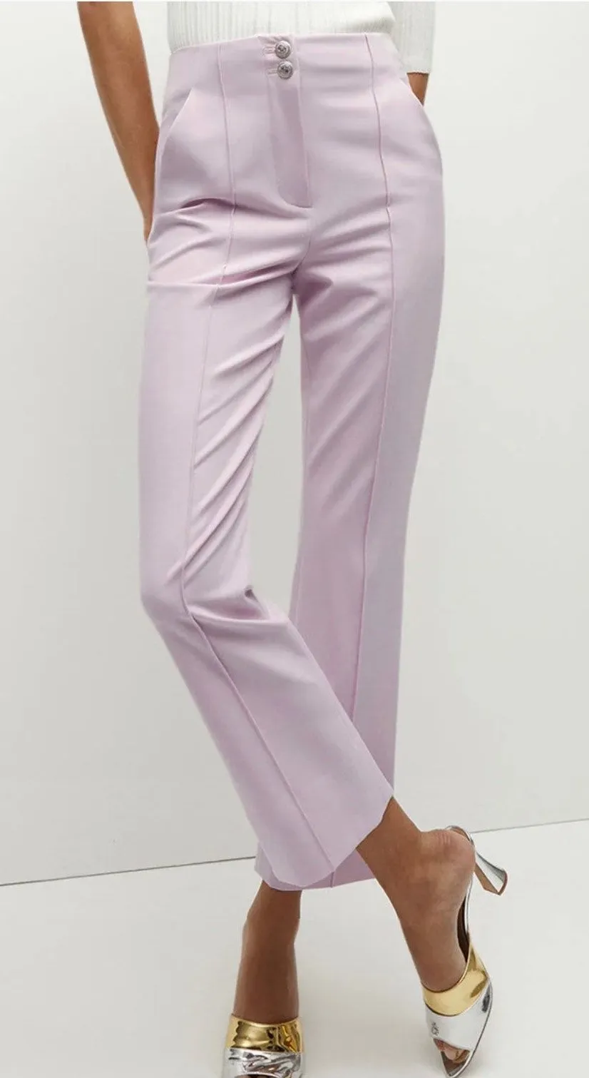 Veronica Beard Kean Pantt in Barely Orchid Size 0. NWOT - Image 1