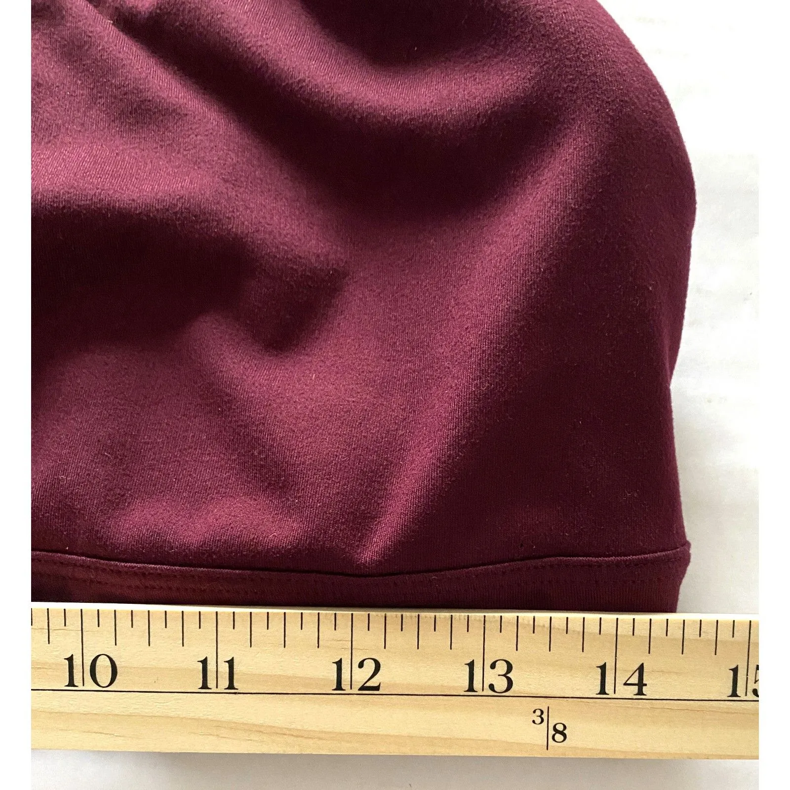 Victorias Secret Live On Point Strappy Back Sports Bra Wine Stretch Active No Sz - Image 6