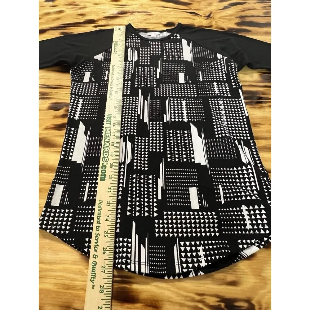 LuLaRoe Geometric Pattern Size XS polyester/spandex Preppy Business Casual Comfy - Image 6