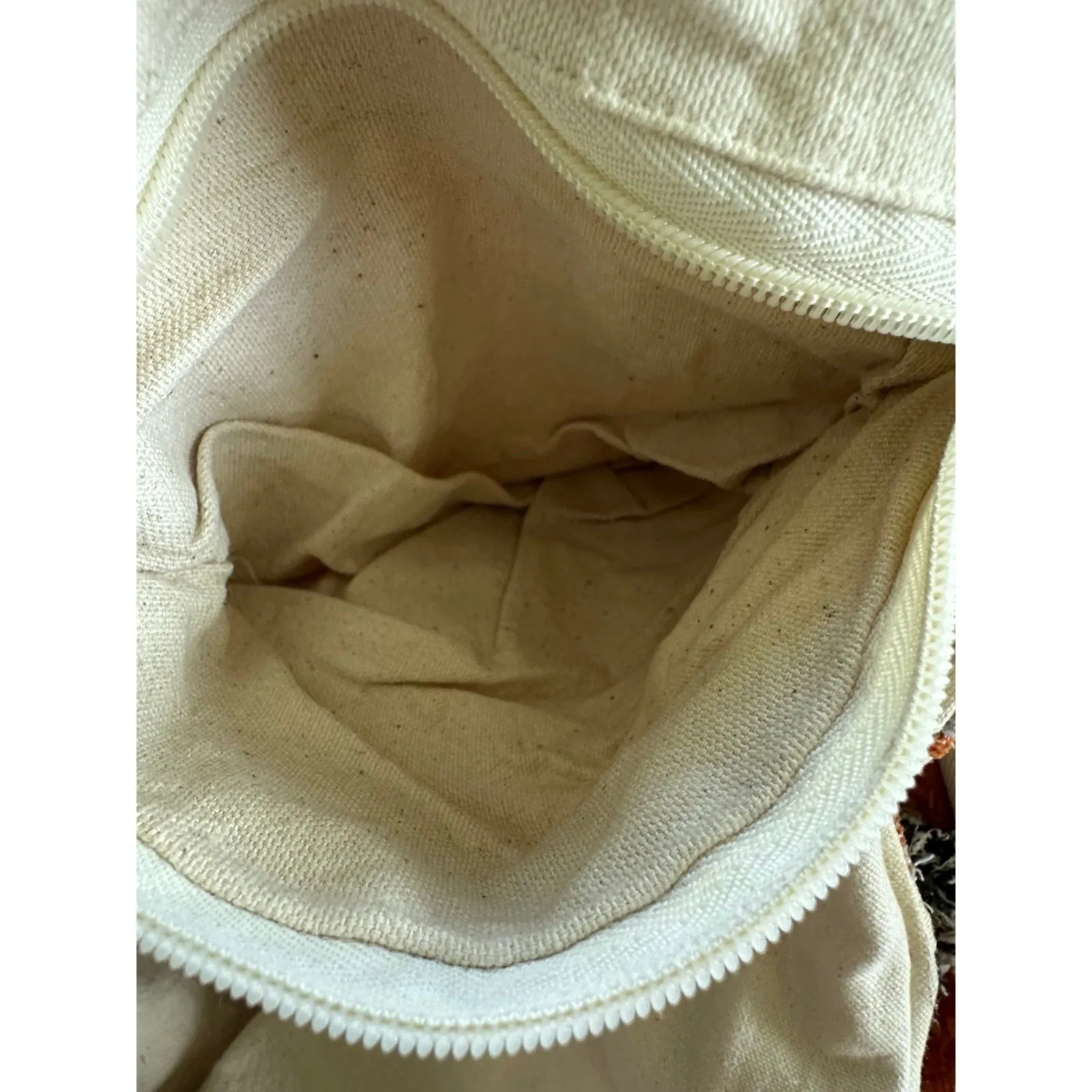 Evelyn K New York Wool Cotton Bohemian Raga Bonita Beaded Fringe Tassel Tote Bag - Image 6