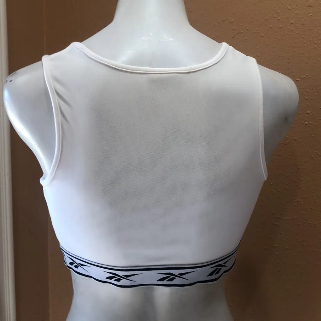 Reebok  white sports bra - Image 4