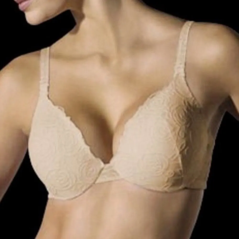Bali Nude Lace Desire Underwire Bra 36D NEW - Image 6
