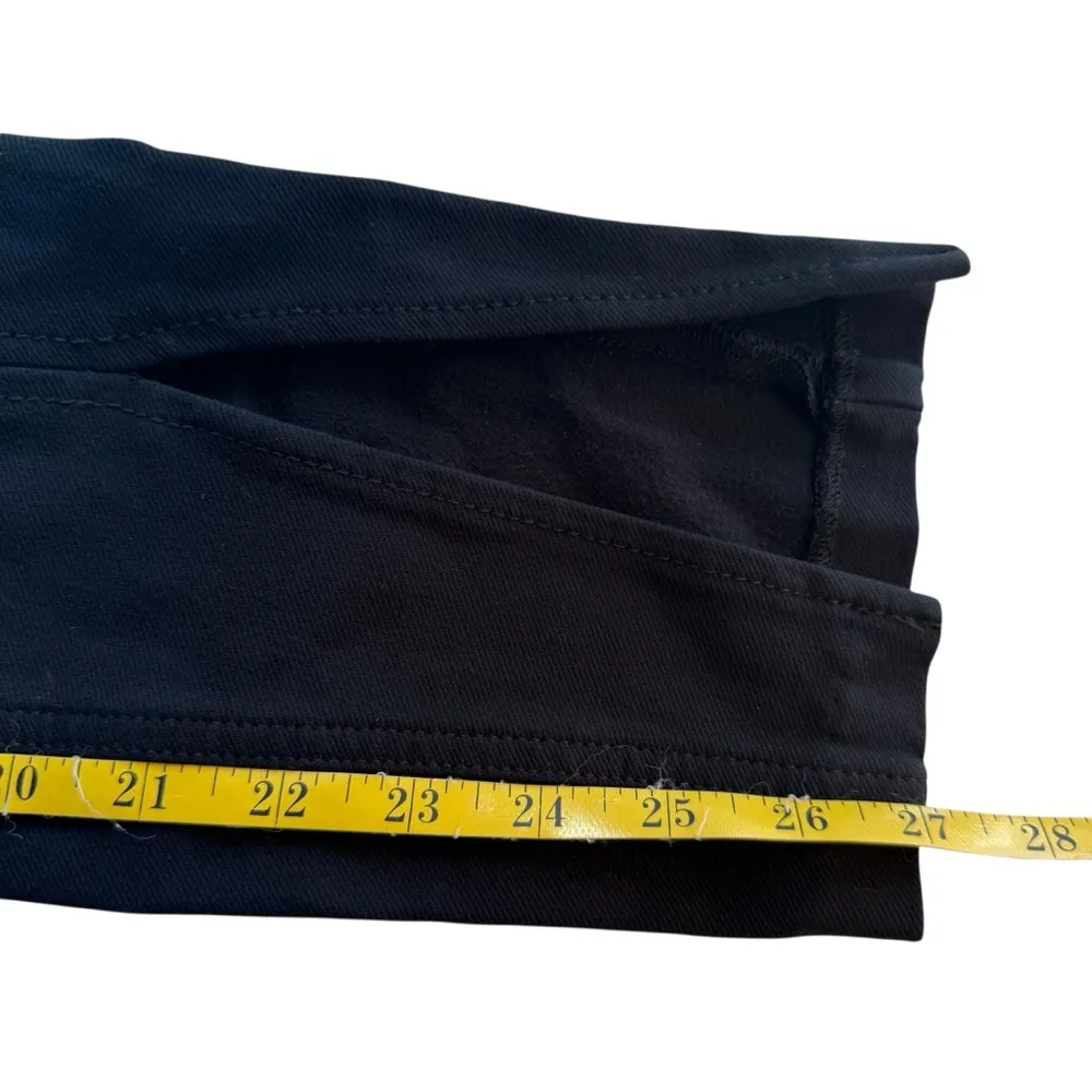 Hudson Womens Black Skinny Split Ankle Jeans Size 28 Stretch Equestrian Preppy - Image 7