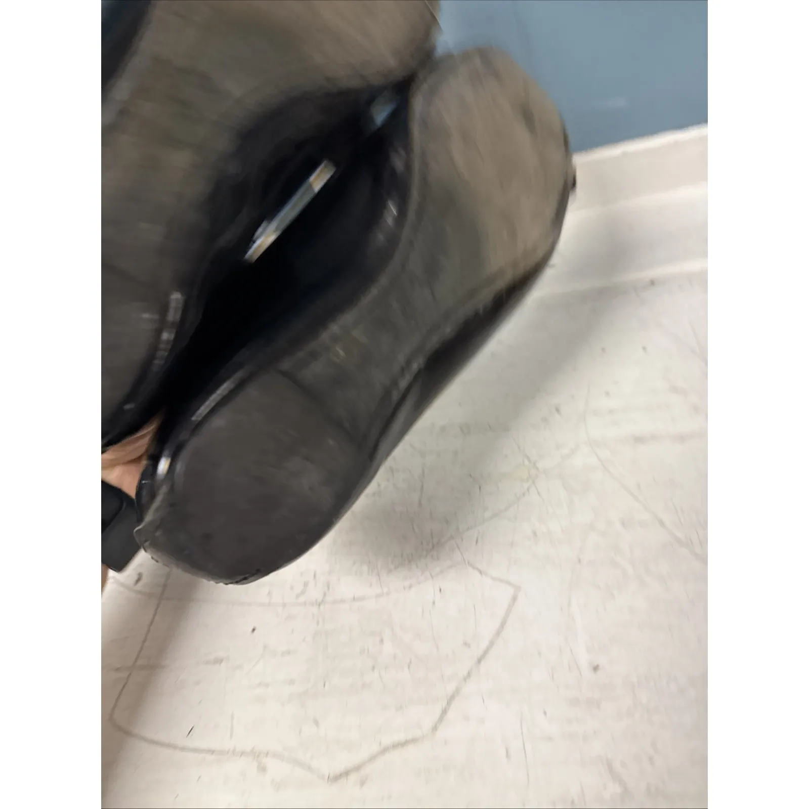 TORY BURCH Women's‎ Black Patent Leather Ballet Shoes Loafers Logo Size 6.5 - Image 8