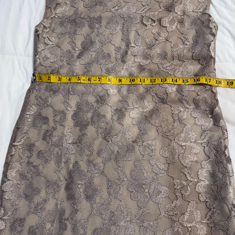 Love Notes Light Gold Lace Dress - Image 7