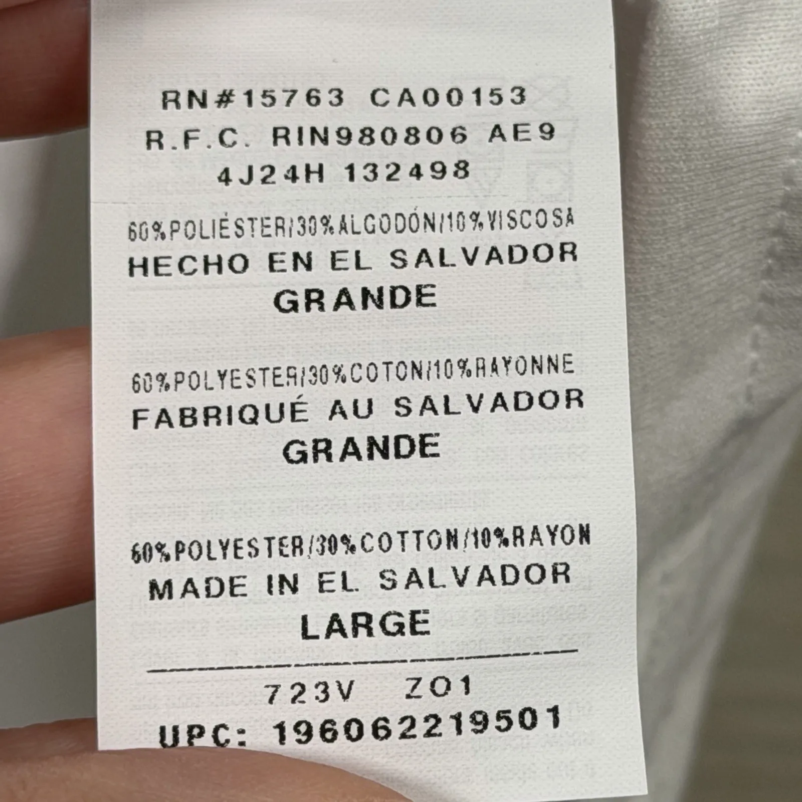 Hanes Originals Tank Top Women's Large Basic Sleeveless Lightweight White NWOT - Image 4