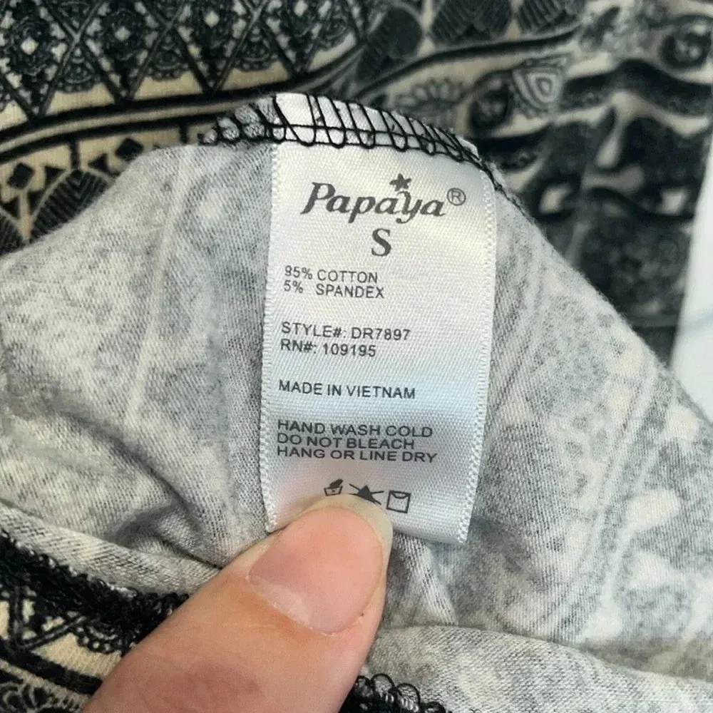 Boho mini dress criss cross open back small stretchy bodycon dress pattern - Image 4