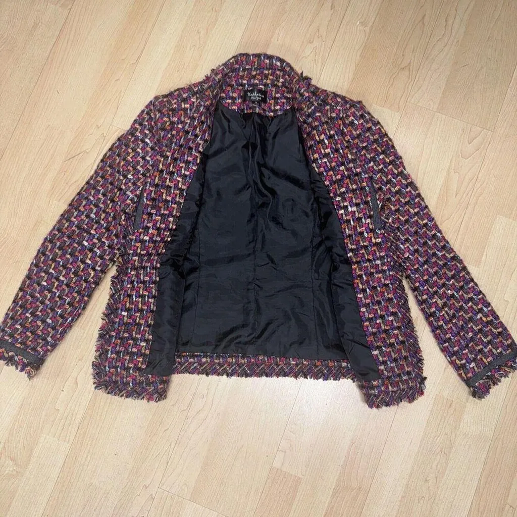 Karhleen New York Crop Jacket Red Size M - Image 2