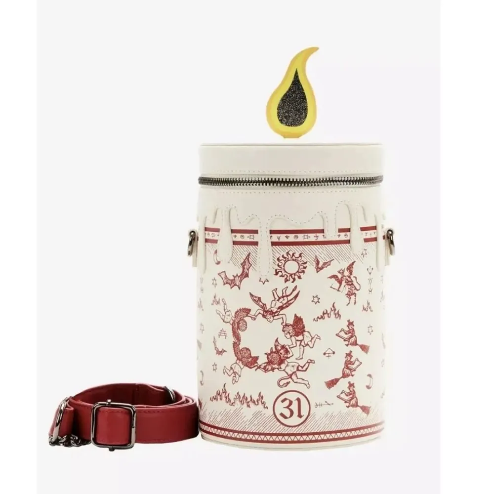 Disney Loungefly Hocus Pocus Black Flame Candle Crossbody Bag NWT - Image 2