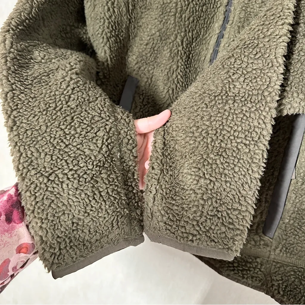 Patagonia Women's Fleece Retro-X Jacket Full Zip Stand-Up Collar Dark Walnut S - Image 8