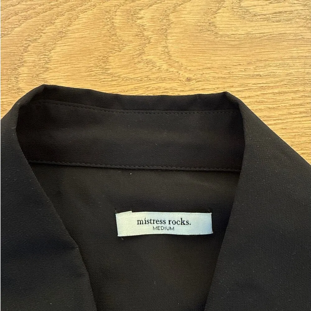 House of CB - Mistress Rocks Mini Skirt in Black with Purple Crystals - Image 7