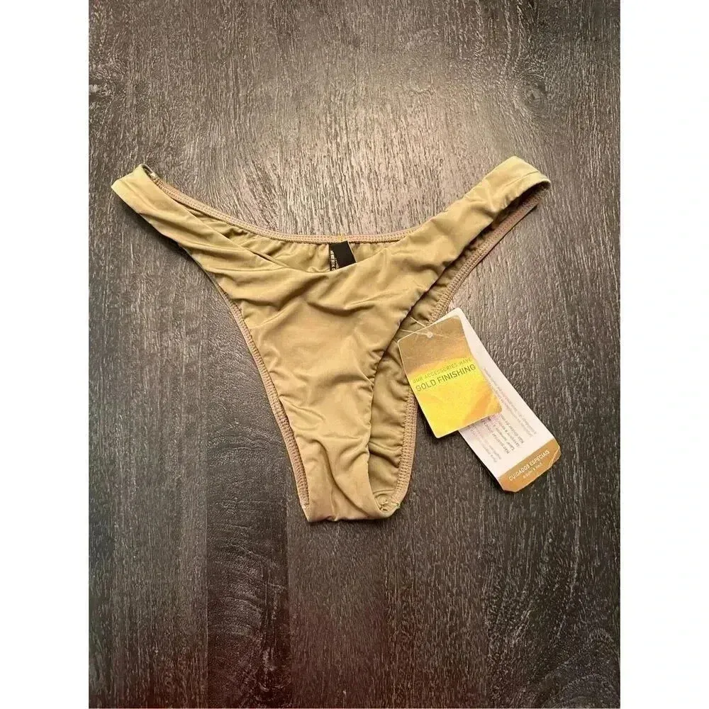 Revolve‎ Vix by Paula Hermanny Giulia swim Bottom in Ambra Pistachio Sz M Green Size M - Image 4