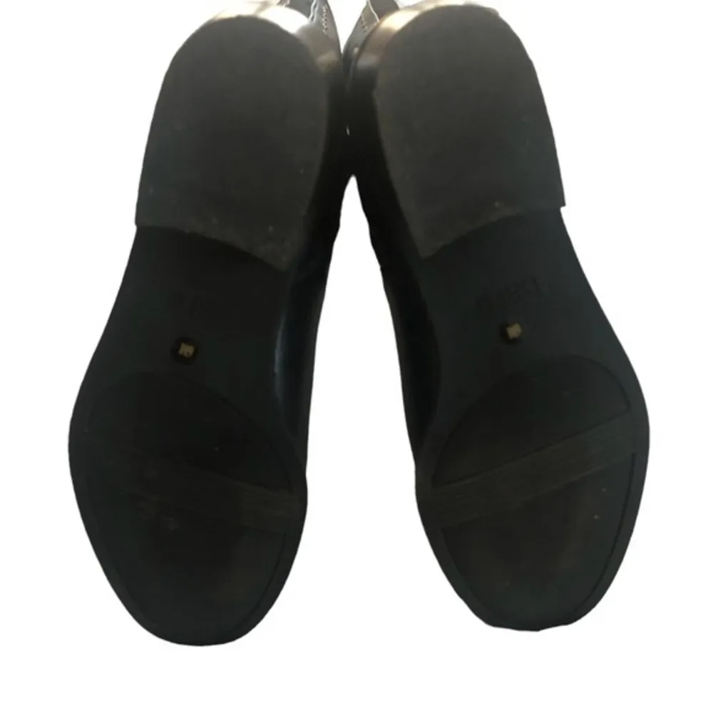 BAR lll VAYLA BLACK PLEATHER VEGAN FAUX LEATHER RIDING BOOTS 6 - Image 4