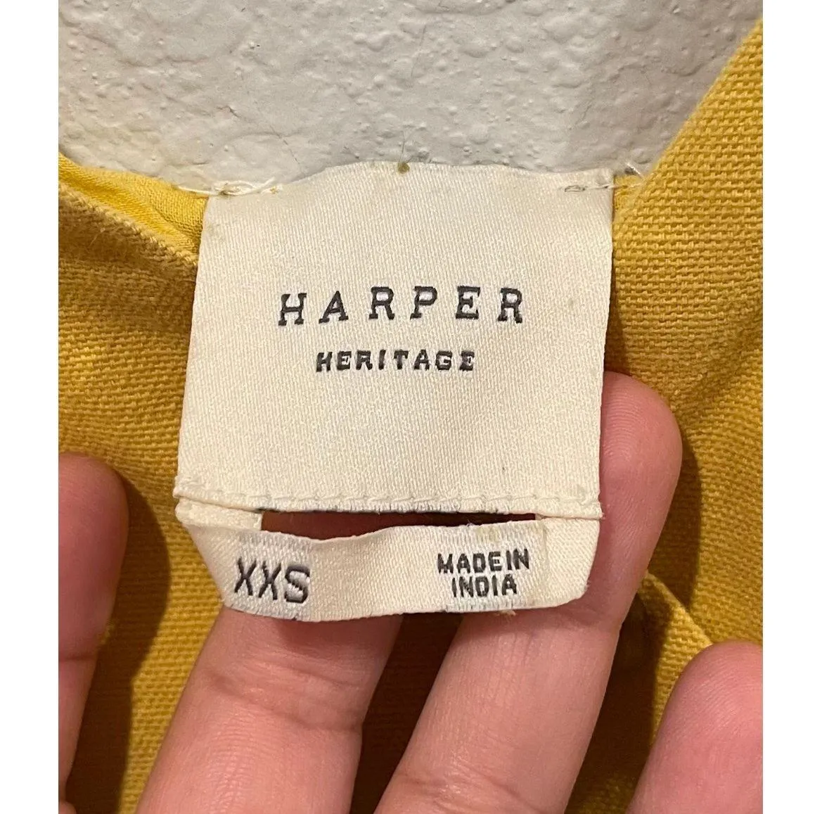 Francesca's HARPER HERITAGE Button Up Mini Yellow Mini Dress - Image 6
