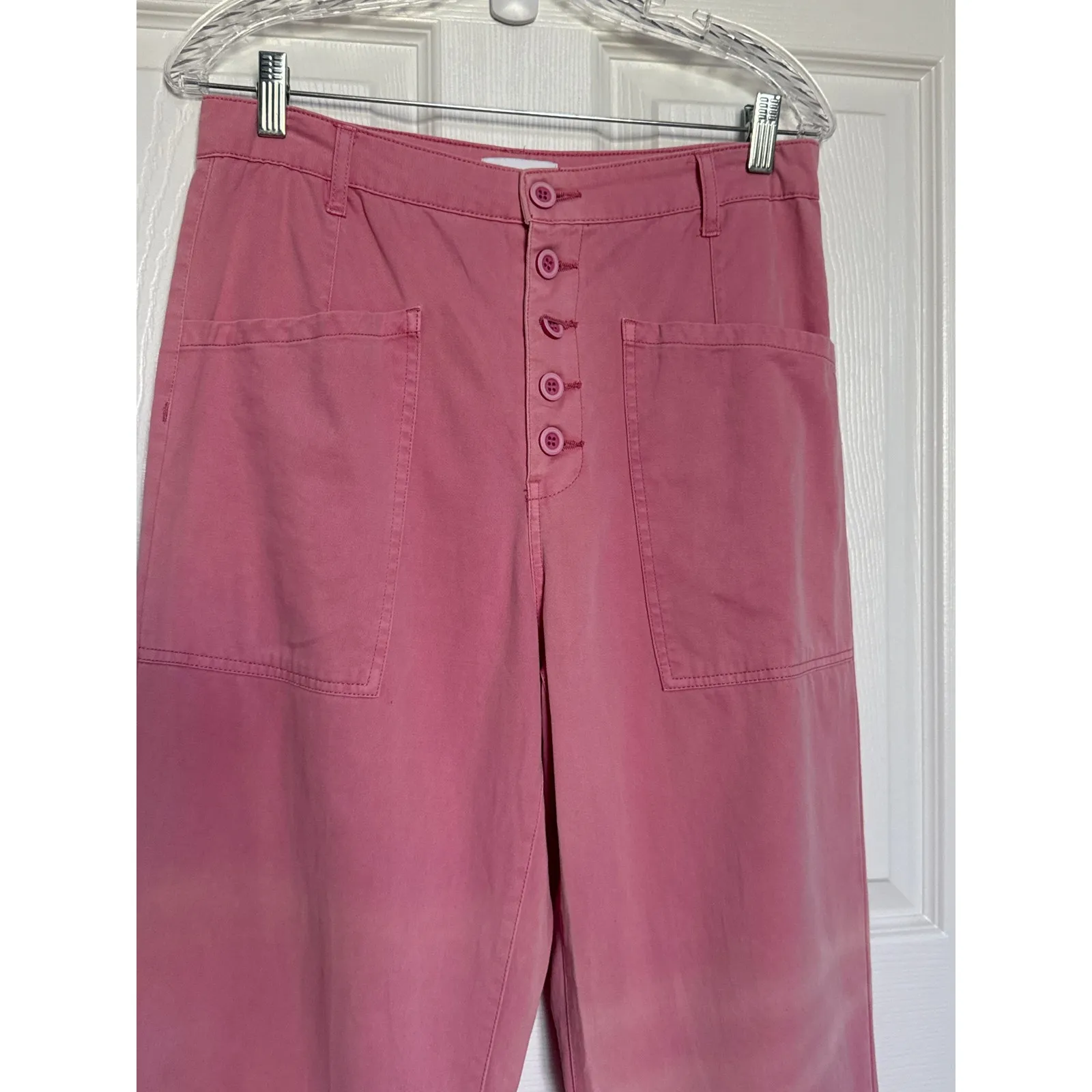 Pistola Tammy high rise trouser utility details button fly flamingo size 29 - Image 6