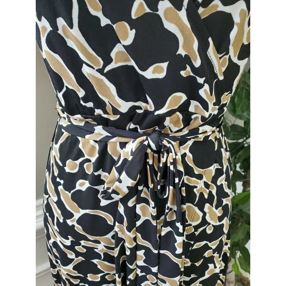 George Women Black & Brown Polyester V - Image 3