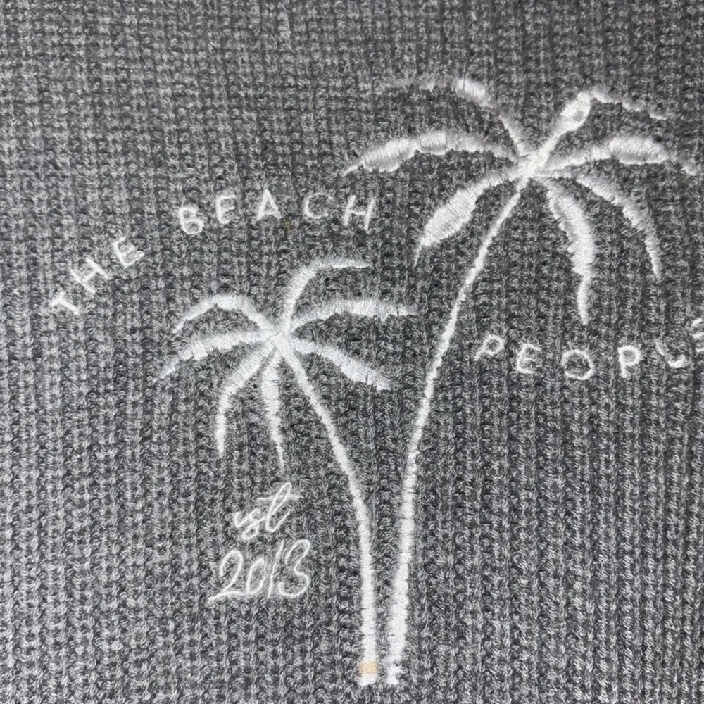 Beachly box The Beach People Twin Palms Cardigan Anthropologie Free People M/L Gray Size M - Image 7