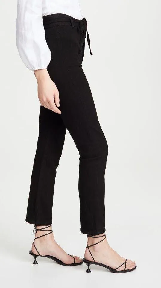 Reformation Vicki Black Jeans Size 23 High Rise Slim Straight Stretch - Image 9