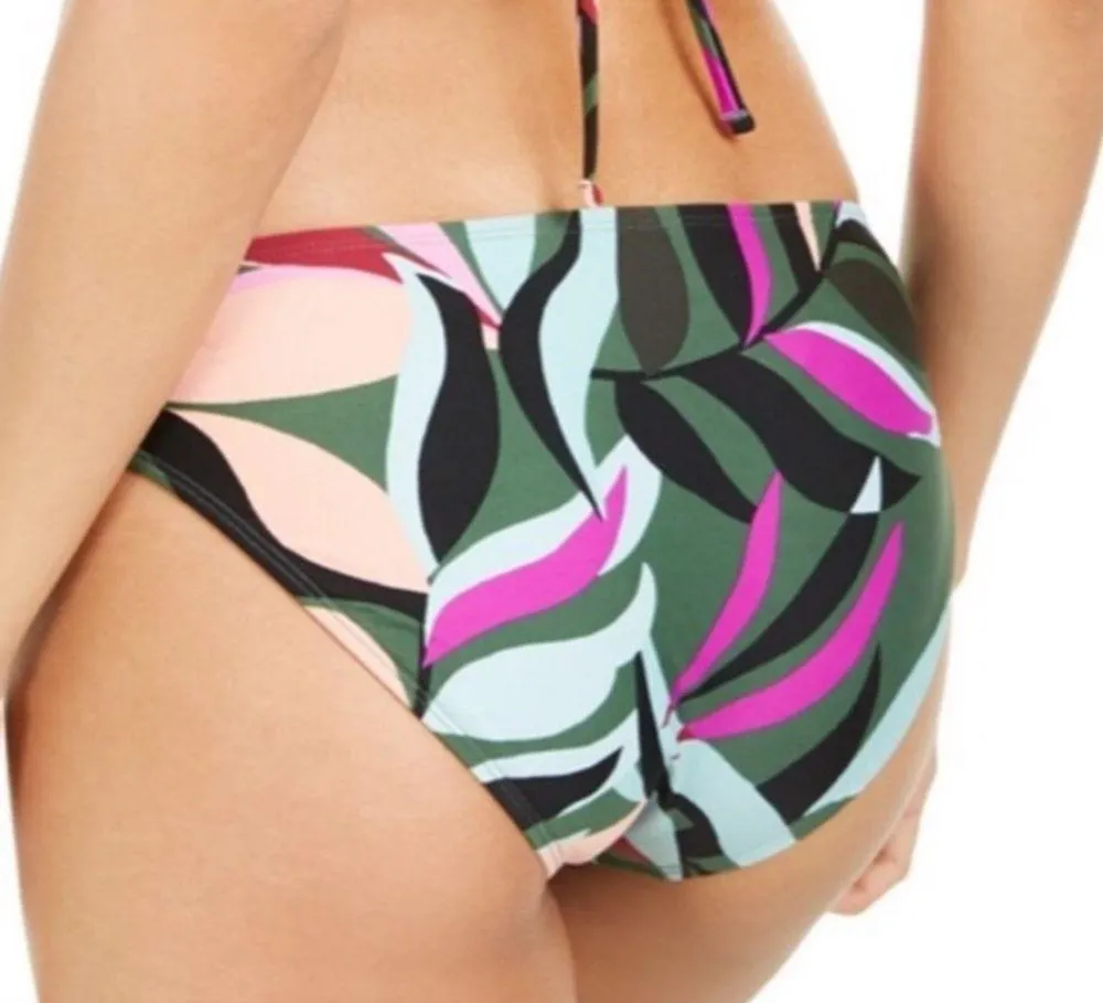 Hula Honey olive floral hipster bikini swim bottom - Image 2