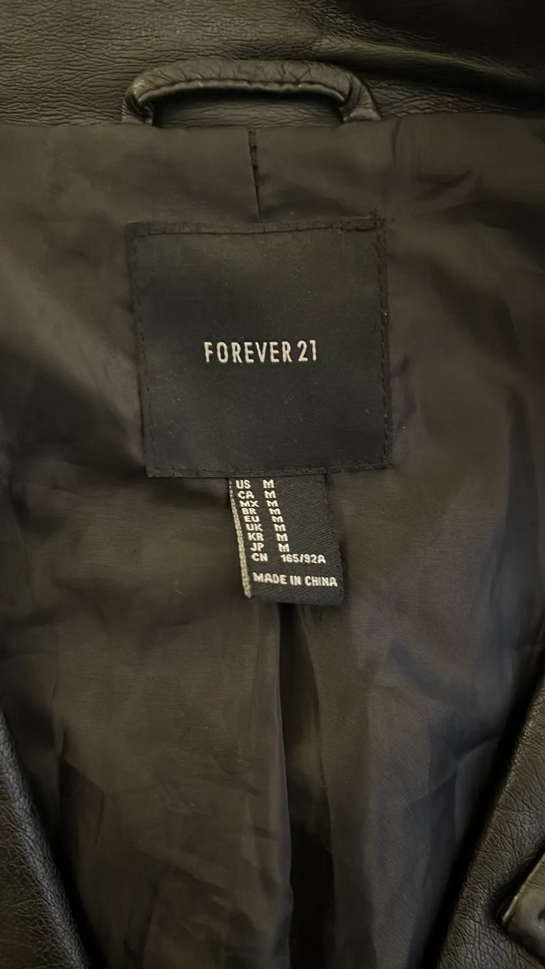 Black Leather Jacket - Image 3