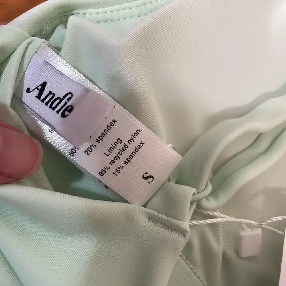 Andie The Romana One Piece LT swimsuit pistachio Green size small tall NWT‎ - Image 7
