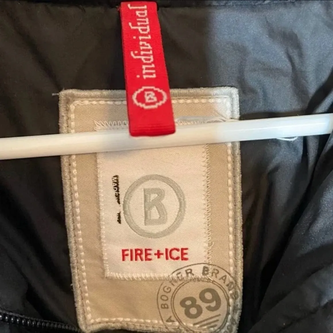 Bogner Fire + Ice Down Puffer Jacket Hooded Black Small 6 - Image 10