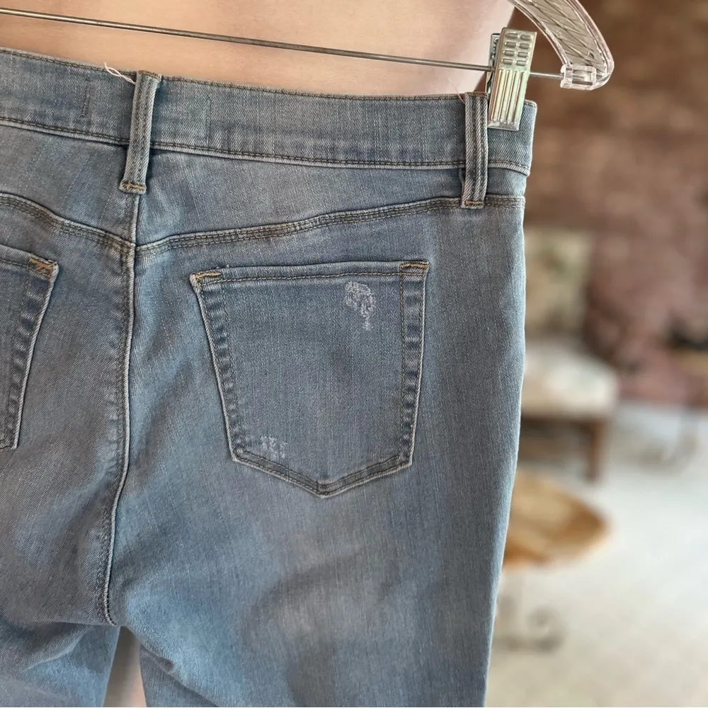 Pacsun Jeans Super Stretch Distressed Jeggings 28 Ripped Torn High Waist Ankle - Image 12