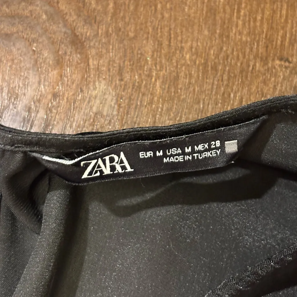 Elegant Black Wrap Dress - Image 2