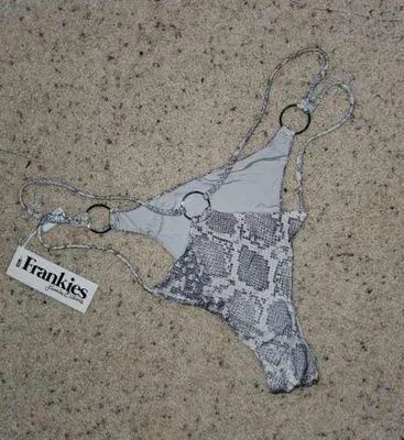 frankie's bikinis Kailyn Python Bottoms - Image 3