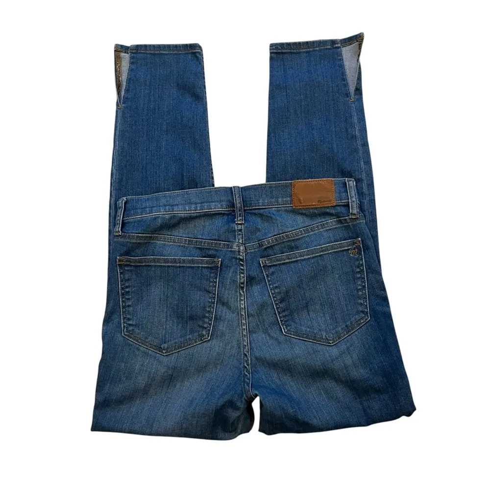 Madewell 9" High-Rise Skinny Jeans in Bonita Wash: Side-Slit Edition, Sz 28 - Image 8
