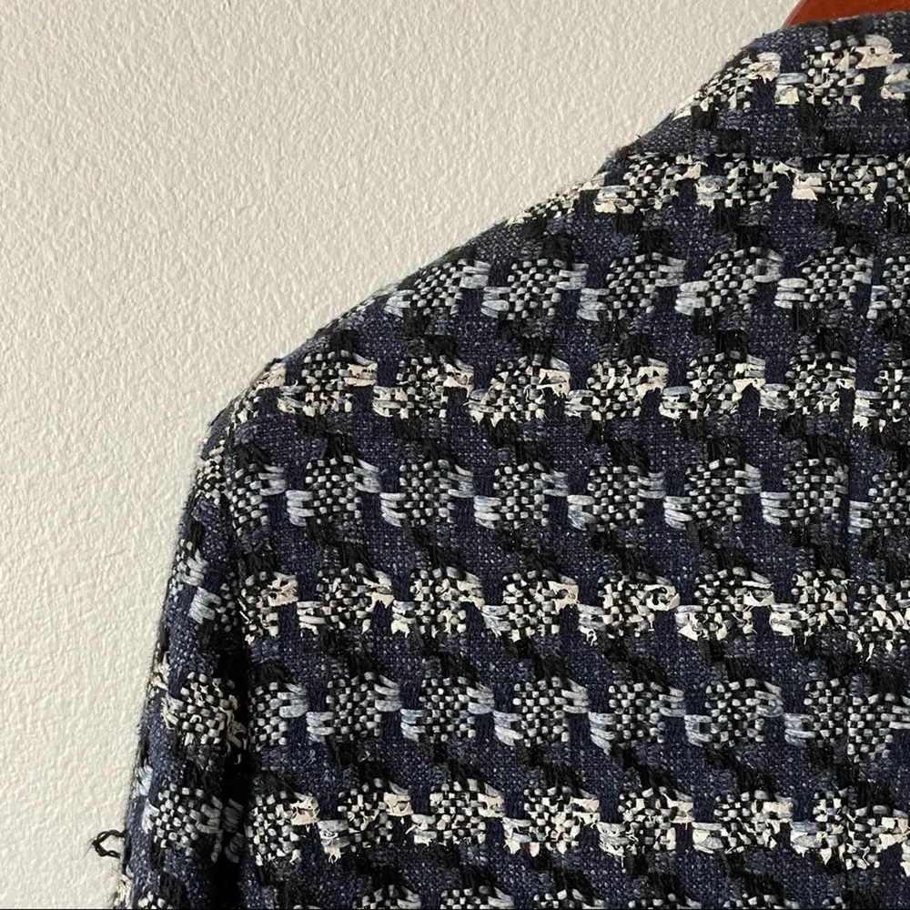 Doncaster Vintage  Blue Tweed Jacket - Image 6