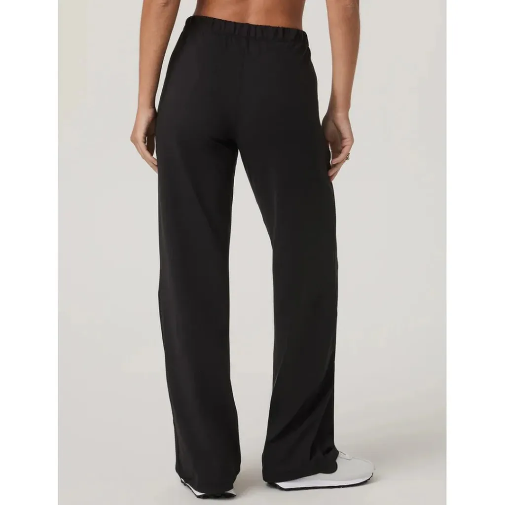 VUORI Halo Modern Straight Leg Pants in Solid Black Size Medium - Image 2