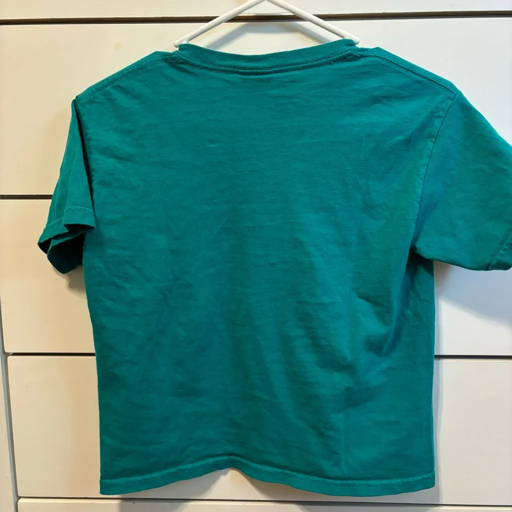 Vintage Horse Baby Tee Green Size XS - Image 3