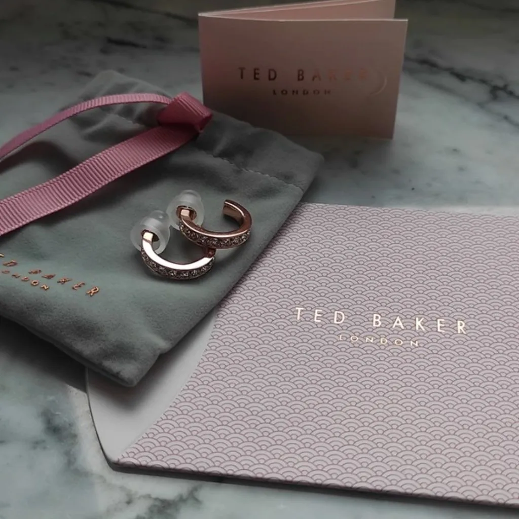 NEW Ted Baker Seanna Crystal Small Hoop Earrings - Image 9