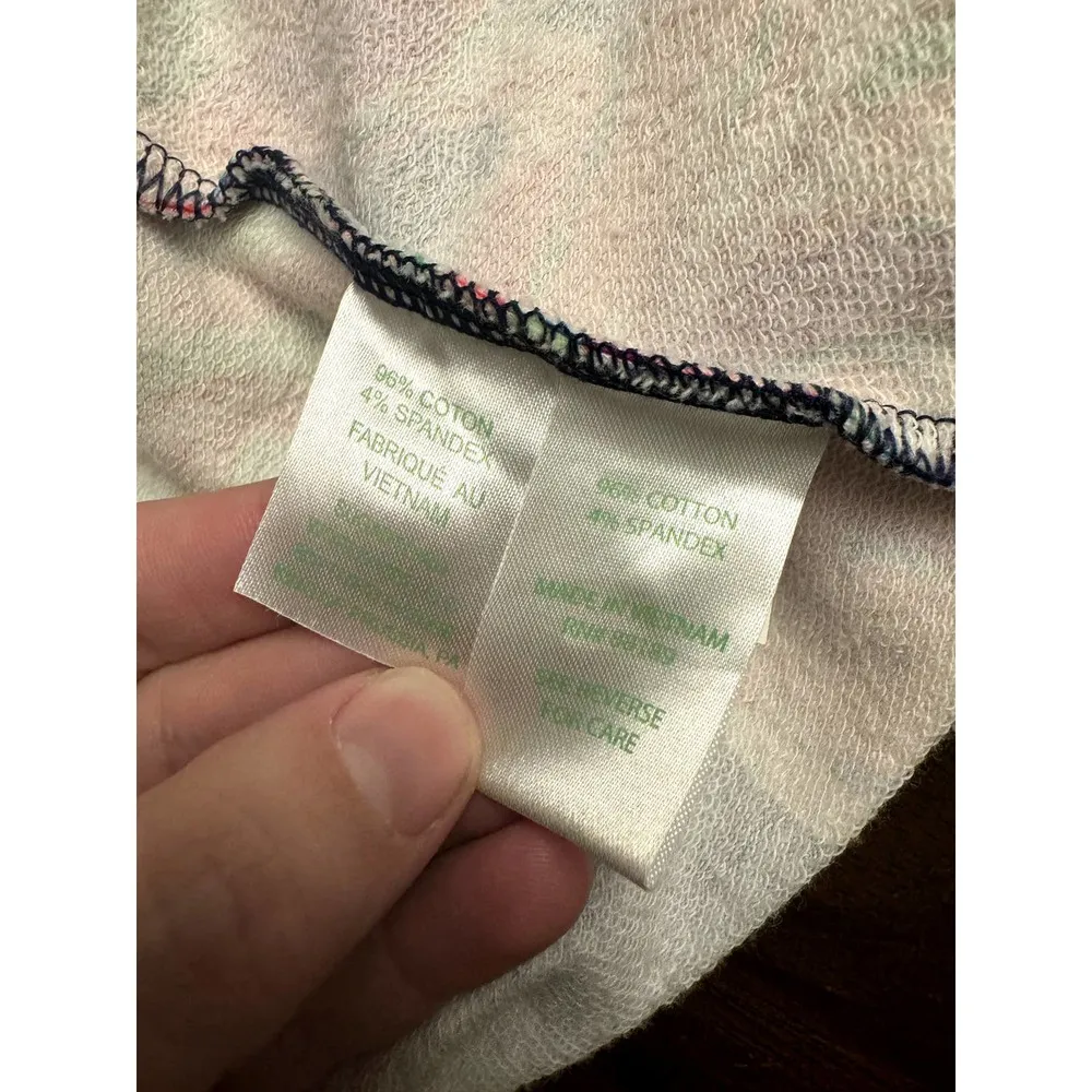 Lilly Pulitzer Leona Zip Up Navy in the Vines Jacket women's small - Image 4