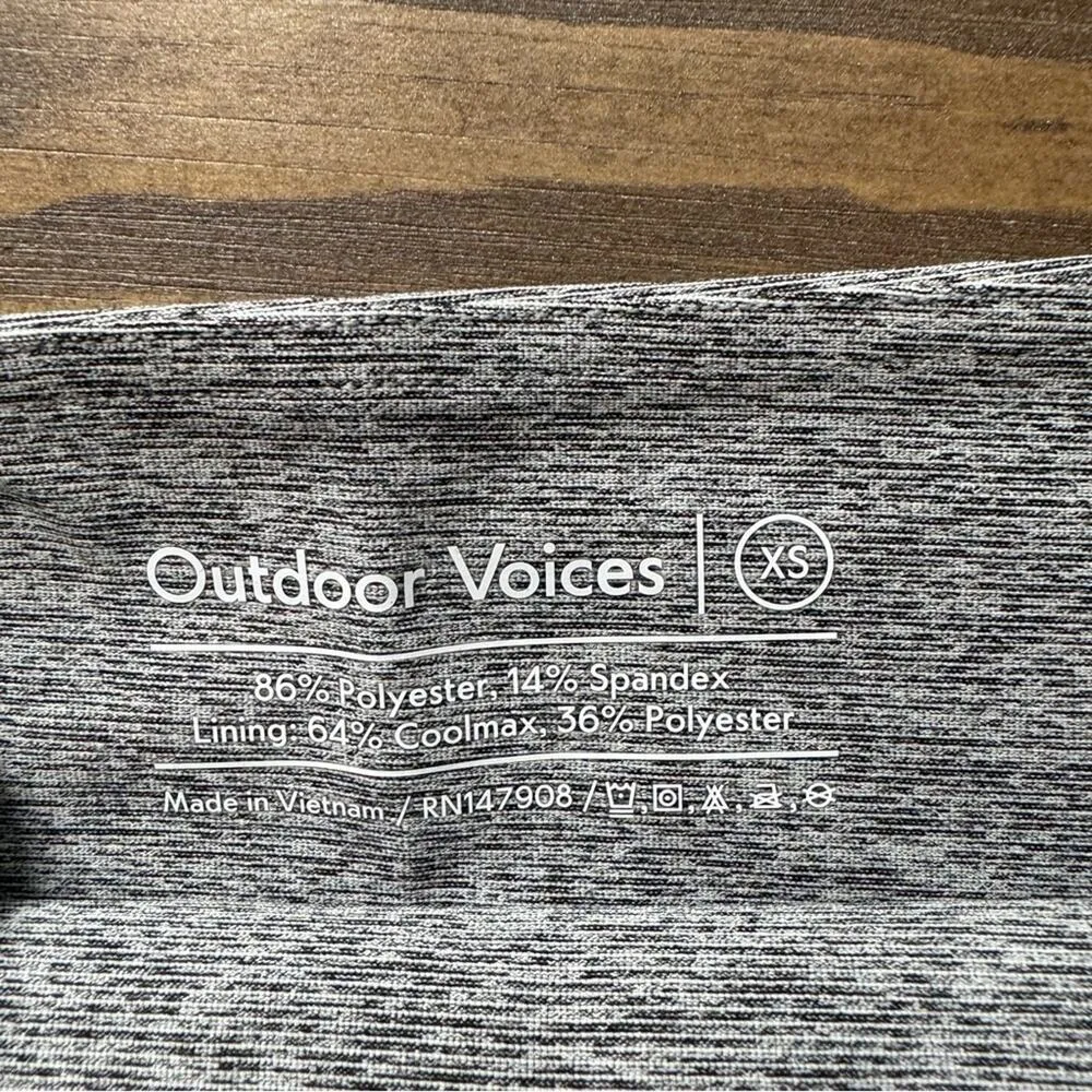 Size XS Warmup 10” Biker Shorts Ash Grey Pocket Compression NEW - Image 5