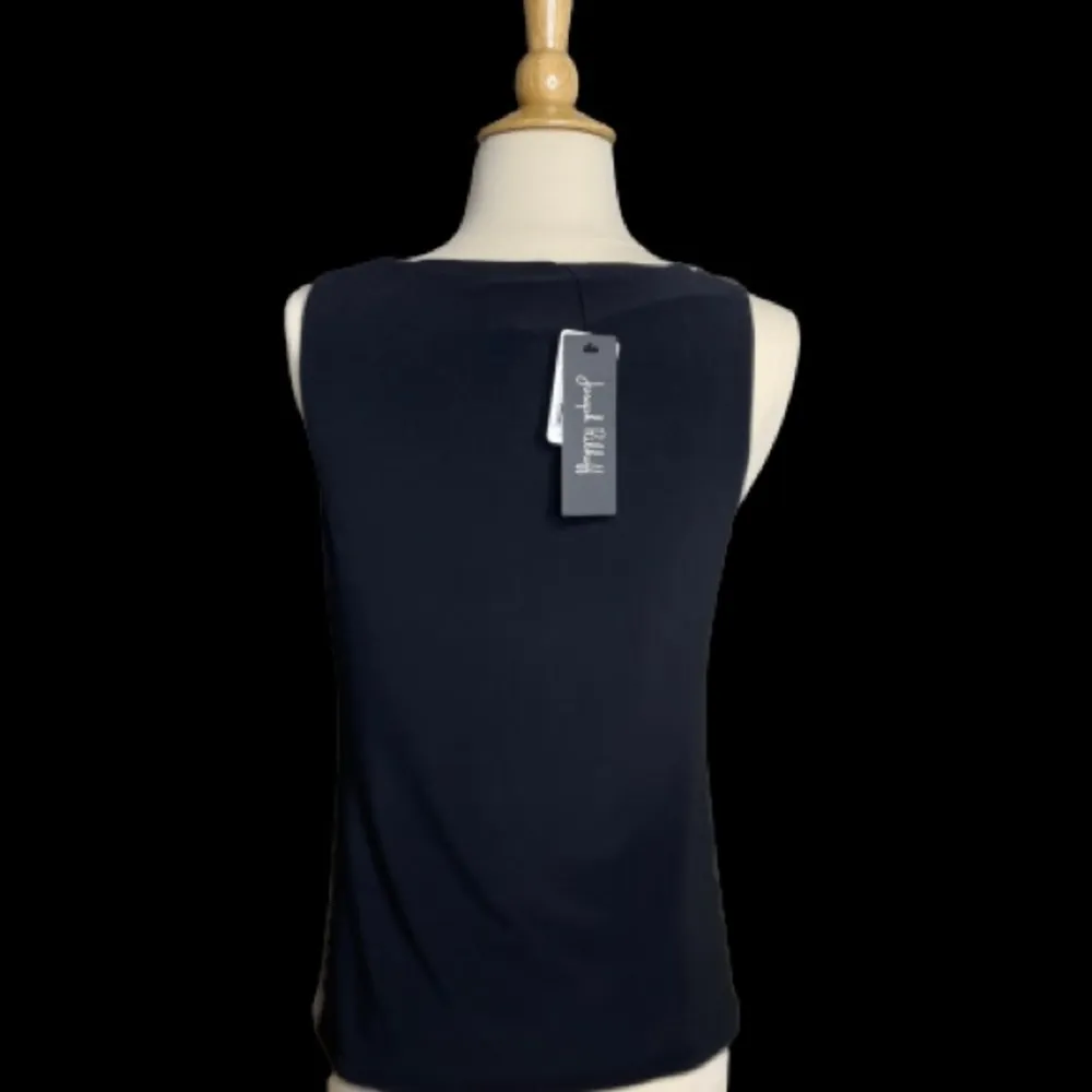 Joseph Ribkoff Sparkle Cowl Neck top - Image 3