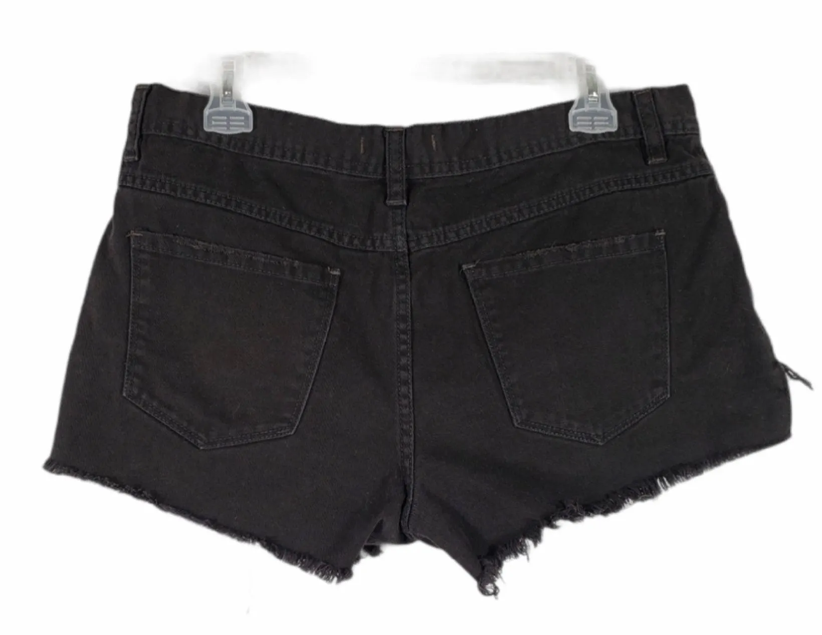 Shark Bite Distressed Denim Shorts 30 - Image 6