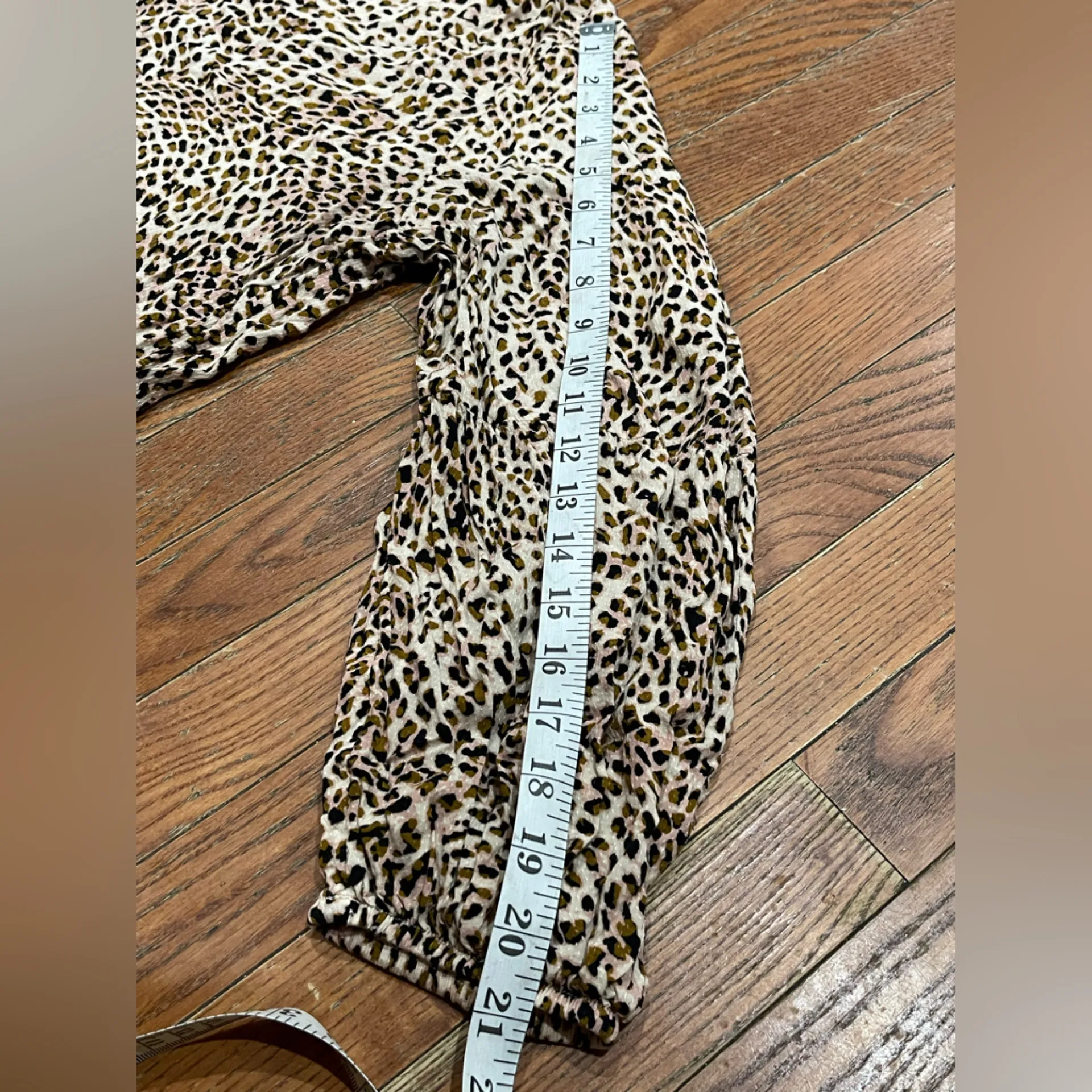 Terra & Sky Animal Print Blouse - Image 9