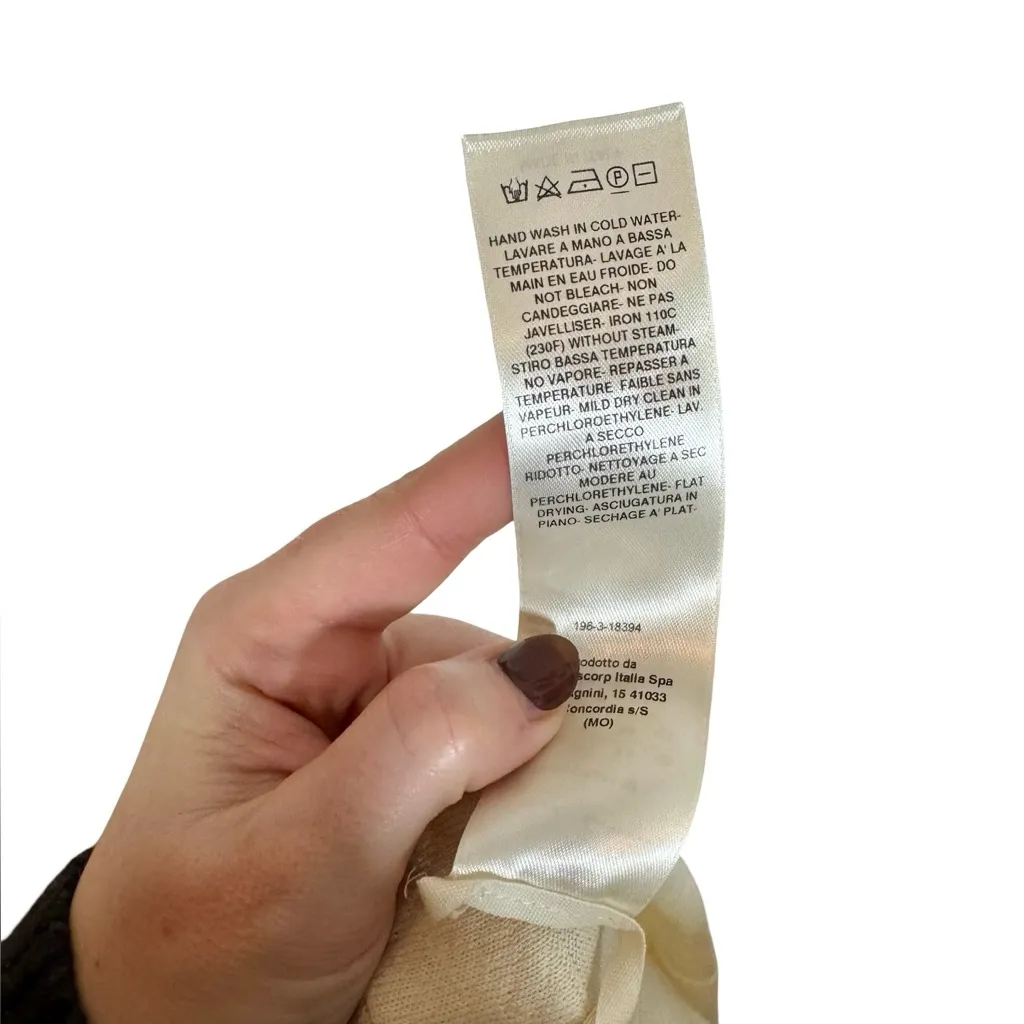 Rick Owens Fogachine SS22 Shawl Wrap Asymmetric Wool Cardigan FLAWED PLEASE READ Size XS - Image 10