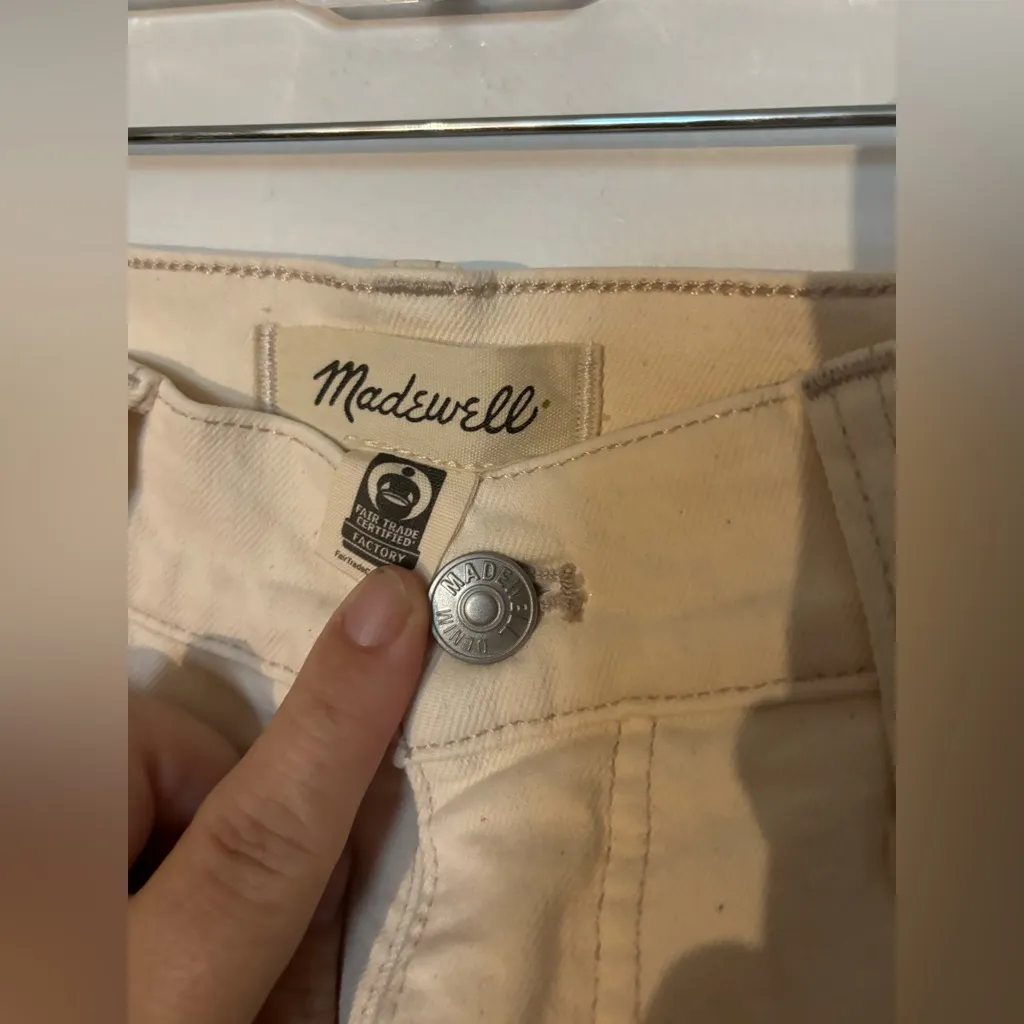 Madewell '90s Straight Jeans in Off-White‎ 30 - Image 7