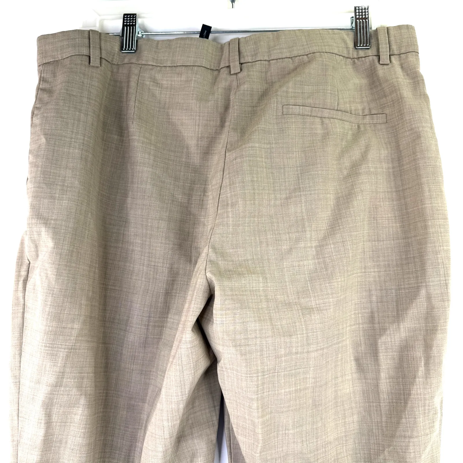 Theory Tailored Trouser Travel Virgin Wool Front Flat Pants Size 12 - Image 4