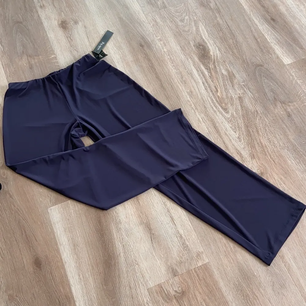 ALFANI Navy Nautical Wide Leg Pants Size PS NWT - Image 12