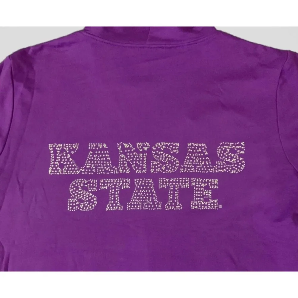 The License House New with tag size XL women’s purple 100% cotton full zip Kansa - Image 3